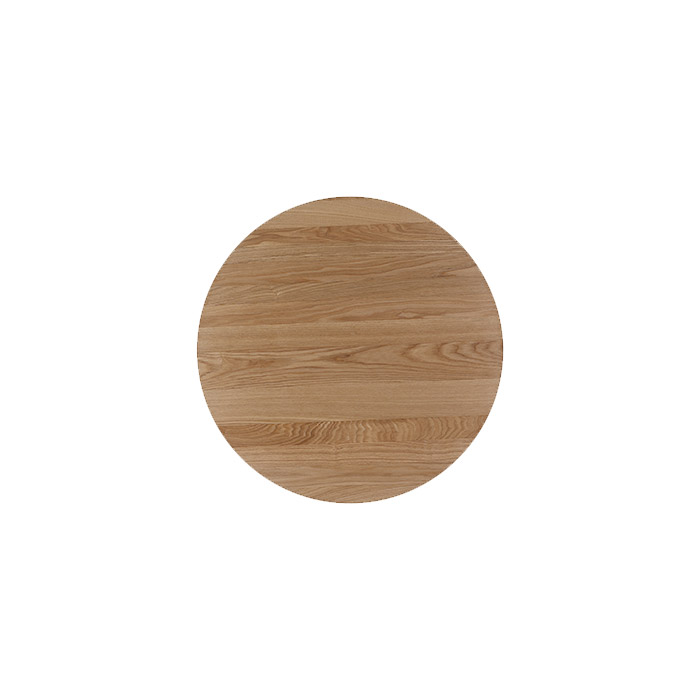 내추럴/월넛 무늬목 빗각 원형상판(36T)