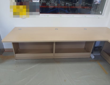 맞춤제작 붙박이 90코너 컴퓨터 책상