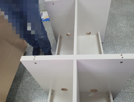맞춤제작 양면 콘솔 컴퓨터책상