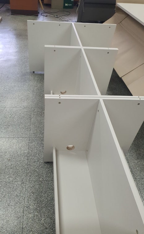 맞춤제작 양면 콘솔 컴퓨터책상