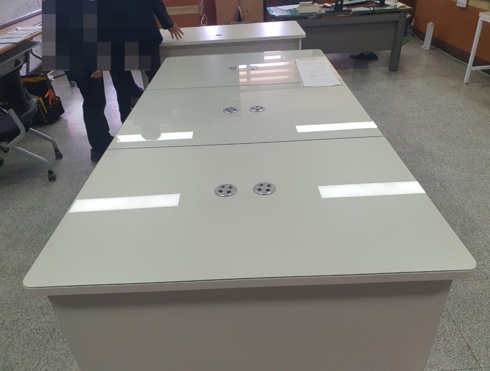 맞춤제작 양면 콘솔 컴퓨터책상