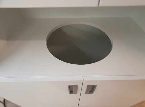 맞춤제작 수건 보관함 및 수거 분리함