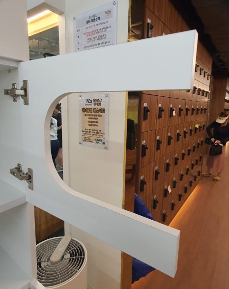 맞춤제작 수건 보관함 및 수거 분리함