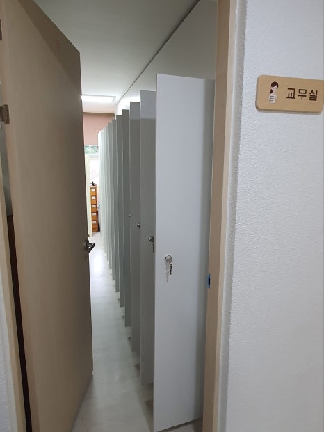 맞춤제작 붙박이 개인락카 옷장