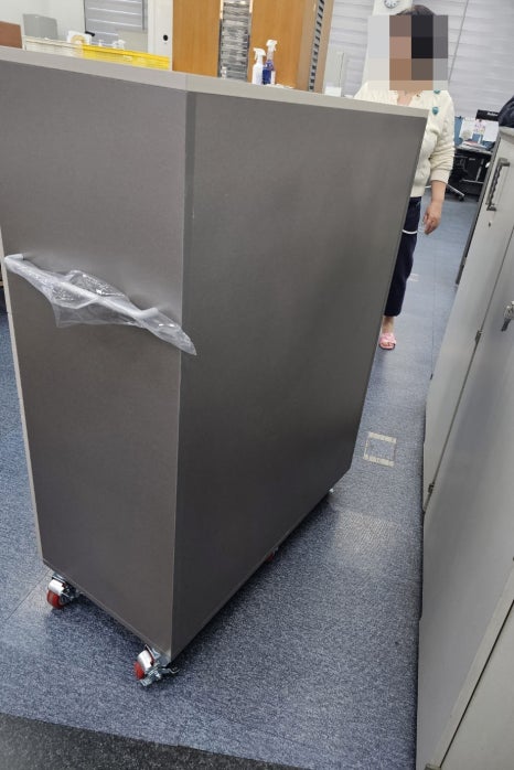 이동식 3열3단 여권 서랍식 보관장