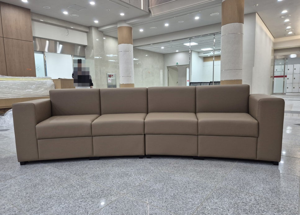 드라마  촬영장 세트장 라운드 로비 대기용 쇼파