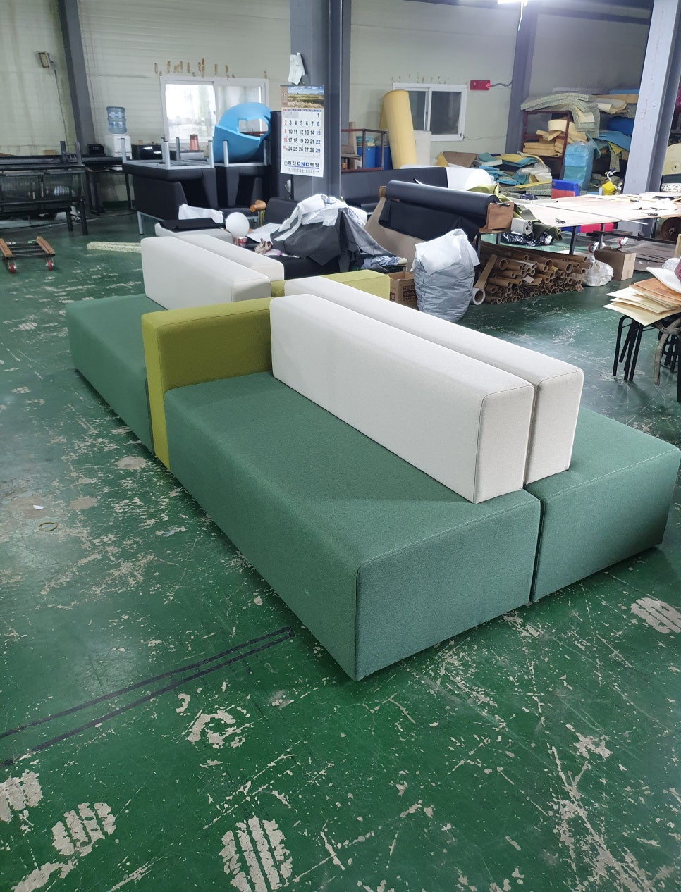 퍼즐 대기용  조각 인테리어 디자인 양면  쇼파