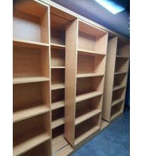 이동식 슬라이딩 서가 붙박이