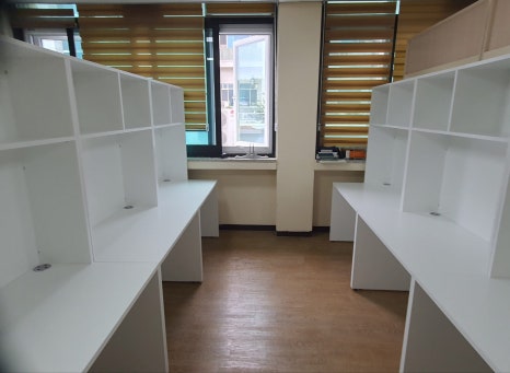 연구실 전용 공간활용 일체형책상