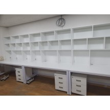 실험실 오픈 수납형 사무용 책상 겸 연구실전용 일체형 책상
