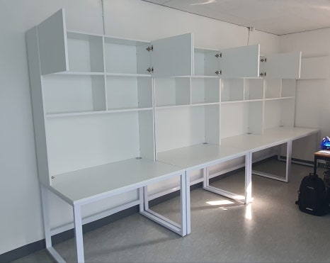 연구실 전용 공간활용 집중력 시스템 일체형 책상