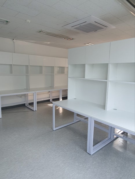 연구실 전용 공간활용 집중력 시스템 일체형 책상