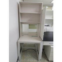 연구실 전용 공간활용 시스템 하부 철제프레임 일체형책상