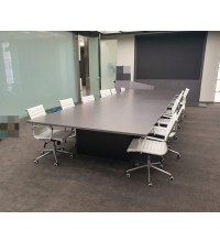 빅사이즈 하부 철제 박스형 대회의실 연결테이블